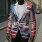 James Baldwin Blazer Artistic Portrait Quote on Love and Awareness Civil Rights Tribute - African Pride