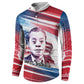James Baldwin Button Sweatshirt Artistic Portrait Quote on Love and Awareness Civil Rights Tribute