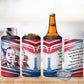James Baldwin 4 in 1 Can Cooler Tumbler Artistic Portrait Quote on Love and Awareness Civil Rights Tribute - African Pride