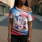 James Baldwin Cross Shoulder Shirt Artistic Portrait Quote on Love and Awareness Civil Rights Tribute - African Pride