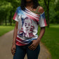 James Baldwin Cross Shoulder Shirt Artistic Portrait Quote on Love and Awareness Civil Rights Tribute - African Pride