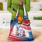 James Baldwin Grocery Bag Artistic Portrait Quote on Love and Awareness Civil Rights Tribute - African Pride