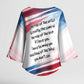James Baldwin Kimono Sleeve Blouse Artistic Portrait Quote on Love and Awareness Civil Rights Tribute - African Pride