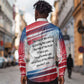James Baldwin Long Sleeve Button Shirt Artistic Portrait Quote on Love and Awareness Civil Rights Tribute - African Pride