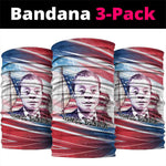 James Baldwin Neck Gaiter Artistic Portrait Quote on Love and Awareness Civil Rights Tribute - African Pride