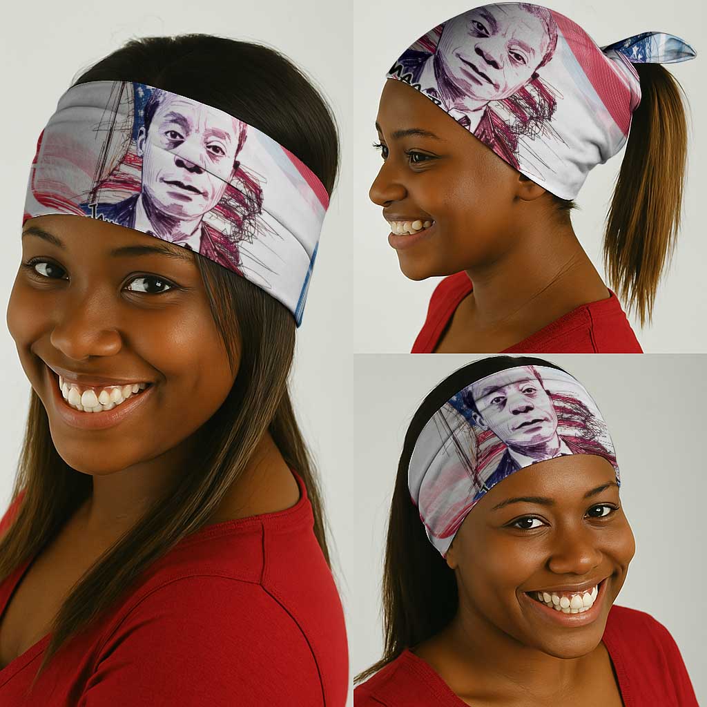 James Baldwin Neck Gaiter Artistic Portrait Quote on Love and Awareness Civil Rights Tribute - African Pride
