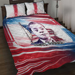 James Baldwin Quilt Bed Set Artistic Portrait Quote on Love and Awareness Civil Rights Tribute - African Pride