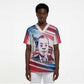 James Baldwin Scrub Top Artistic Portrait Quote on Love and Awareness Civil Rights Tribute - African Pride