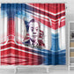 James Baldwin Shower Curtain Artistic Portrait Quote on Love and Awareness Civil Rights Tribute - African Pride