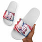 James Baldwin Slide Sandals Artistic Portrait Quote on Love and Awareness Civil Rights Tribute - African Pride