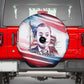James Baldwin Spare Tire Cover Artistic Portrait Quote on Love and Awareness Civil Rights Tribute - African Pride