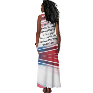 James Baldwin Tank Maxi Dress Artistic Portrait Quote on Love and Awareness Civil Rights Tribute - African Pride