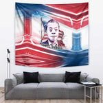 James Baldwin Tapestry Artistic Portrait Quote on Love and Awareness Civil Rights Tribute - African Pride