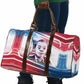 James Baldwin Travel Bag Artistic Portrait Quote on Love and Awareness Civil Rights Tribute - African Pride