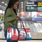 James Baldwin Travel Bag Artistic Portrait Quote on Love and Awareness Civil Rights Tribute - African Pride