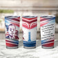 James Baldwin Tumbler Cup Artistic Portrait Quote on Love and Awareness Civil Rights Tribute - African Pride