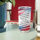 James Baldwin Tumbler Cup Artistic Portrait Quote on Love and Awareness Civil Rights Tribute - African Pride