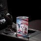 James Baldwin Tumbler Cup Artistic Portrait Quote on Love and Awareness Civil Rights Tribute - African Pride