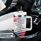 James Baldwin Tumbler With Handle Artistic Portrait Quote on Love and Awareness Civil Rights Tribute - African Pride