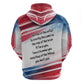 James Baldwin Zip Hoodie Artistic Portrait Quote on Love and Awareness Civil Rights Tribute - African Pride
