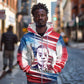 James Baldwin Zip Hoodie Artistic Portrait Quote on Love and Awareness Civil Rights Tribute - African Pride