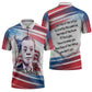 James Baldwin Zipper Polo Shirt Artistic Portrait Quote on Love and Awareness Civil Rights Tribute - African Pride