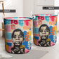 James Baldwin Laundry Basket Colorful Graffiti Style Portrait The Fire Next Time Text Bold Civil Rights Tribute - African Pride