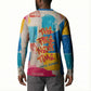 James Baldwin Button Sweatshirt Colorful Graffiti Style Portrait The Fire Next Time Text Bold Civil Rights Tribute