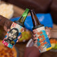 James Baldwin 4 in 1 Can Cooler Tumbler Colorful Graffiti Style Portrait The Fire Next Time Text Bold Civil Rights Tribute - African Pride