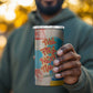 James Baldwin 4 in 1 Can Cooler Tumbler Colorful Graffiti Style Portrait The Fire Next Time Text Bold Civil Rights Tribute - African Pride