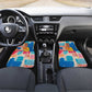 James Baldwin Car Mats Colorful Graffiti Style Portrait The Fire Next Time Text Bold Civil Rights Tribute - African Pride