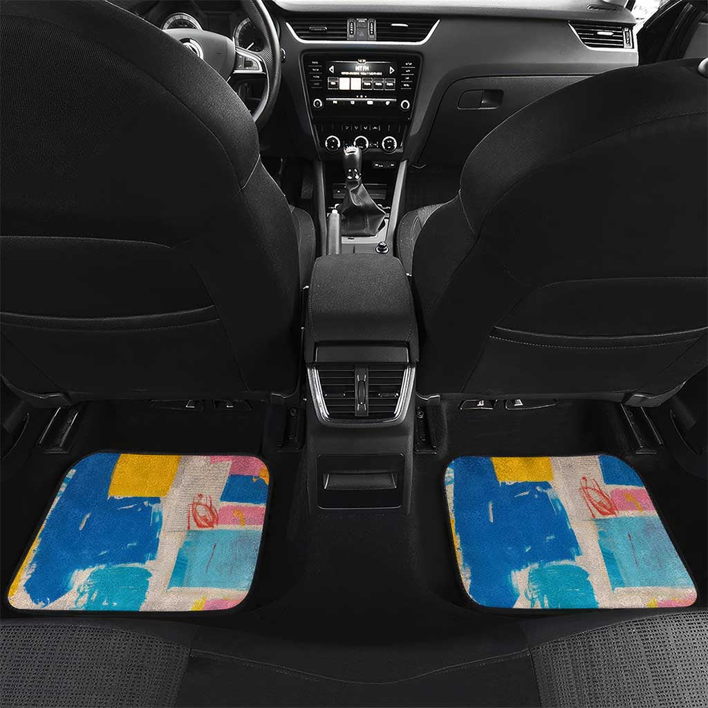 James Baldwin Car Mats Colorful Graffiti Style Portrait The Fire Next Time Text Bold Civil Rights Tribute - African Pride