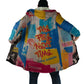 James Baldwin Cloak Colorful Graffiti Style Portrait The Fire Next Time Text Bold Civil Rights Tribute - African Pride