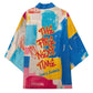 James Baldwin Kimono Colorful Graffiti Style Portrait The Fire Next Time Text Bold Civil Rights Tribute - African Pride