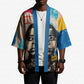 James Baldwin Kimono Colorful Graffiti Style Portrait The Fire Next Time Text Bold Civil Rights Tribute - African Pride