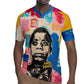 James Baldwin Rugby Jersey Colorful Graffiti Style Portrait The Fire Next Time Text Bold Civil Rights Tribute TS04