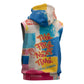 James Baldwin Sleeveless Hoodie Colorful Graffiti Style Portrait The Fire Next Time Text Bold Civil Rights Tribute - African Pride