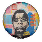 James Baldwin Spare Tire Cover Colorful Graffiti Style Portrait The Fire Next Time Text Bold Civil Rights Tribute - African Pride