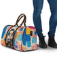 James Baldwin Travel Bag Colorful Graffiti Style Portrait The Fire Next Time Text Bold Civil Rights Tribute - African Pride