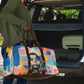 James Baldwin Travel Bag Colorful Graffiti Style Portrait The Fire Next Time Text Bold Civil Rights Tribute - African Pride