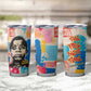 James Baldwin Tumbler Cup Colorful Graffiti Style Portrait The Fire Next Time Text Bold Civil Rights Tribute - African Pride