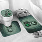 James Baldwin Bathroom Set Green Handwritten Script Design Smiling Portrait Civil Rights and Literature - African Pride