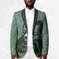 James Baldwin Blazer Green Handwritten Script Design Smiling Portrait Civil Rights and Literature - African Pride
