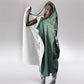 James Baldwin Hooded Blanket Green Handwritten Script Design Smiling Portrait Civil Rights and Literature - African Pride
