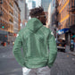 James Baldwin Hoodie Green Handwritten Script Design Smiling Portrait Civil Rights and Literature - African Pride