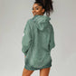 James Baldwin Hoodie Dress Green Handwritten Script Design Smiling Portrait Civil Rights and Literature - African Pride