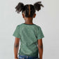 James Baldwin Kid T shirt Green Handwritten Script Design Smiling Portrait Civil Rights and Literature TS04