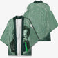 James Baldwin Kimono Green Handwritten Script Design Smiling Portrait Civil Rights and Literature - African Pride
