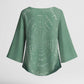 James Baldwin Kimono Sleeve Blouse Green Handwritten Script Design Smiling Portrait Civil Rights and Literature - African Pride