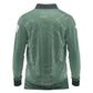 James Baldwin Long Sleeve Polo Shirt Green Handwritten Script Design Smiling Portrait Civil Rights and Literature - African Pride